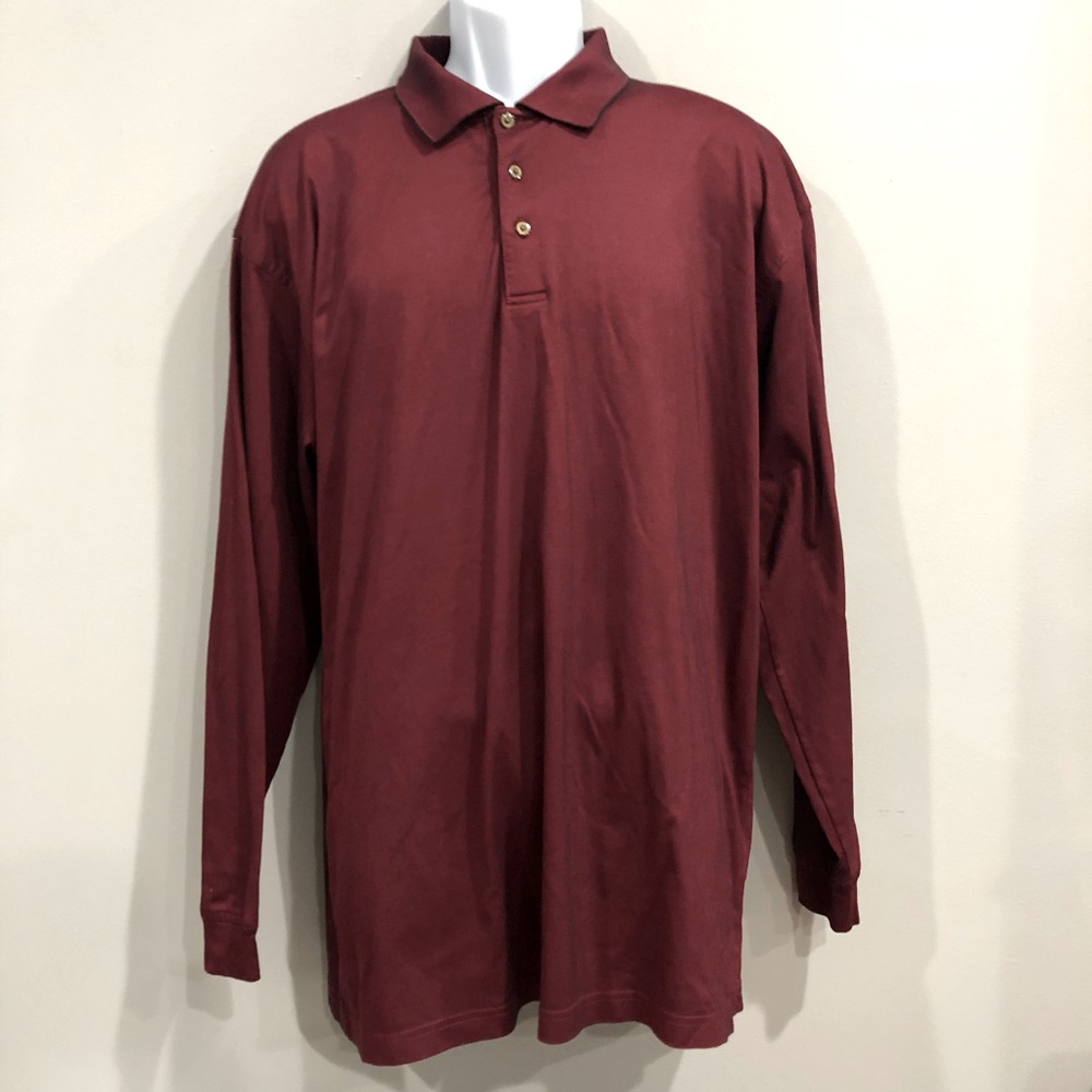 Pebble Beach Long Sleeve Polo Shirt